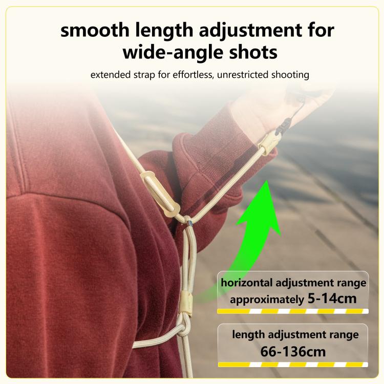 For DJI Pocket 3 STARTRC Adjustable Double-Ended Neck Strap For DJI Pocket 3 STARTRC Adjustable Double-Ended Neck Strap